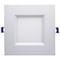 Satco 15W LED Low Profile Regress Baffle Downlight - 6 Inch - Remote Driver - CCT - Square - White - 120V S11873 - alternate 5